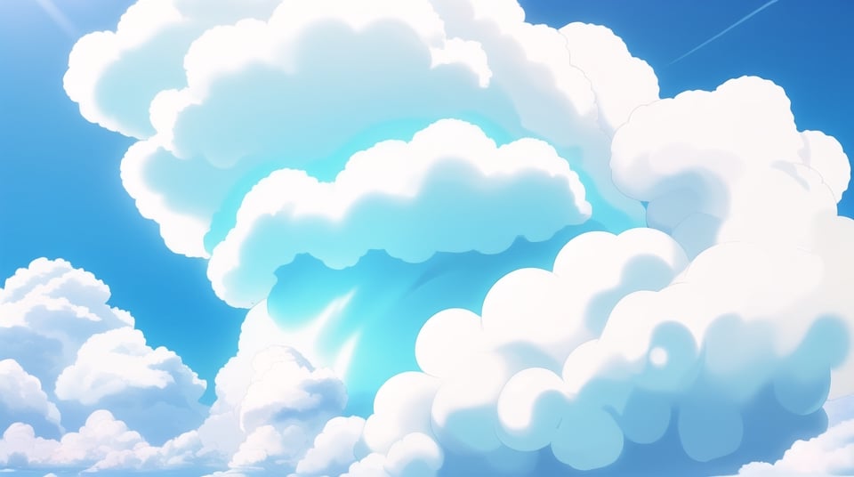 sky, blue sky soft cloud with fluffy clouds big, sky blue cloud