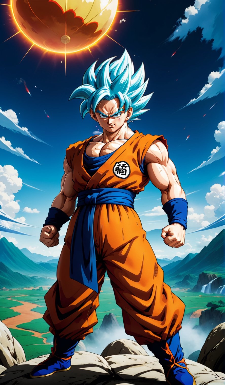 Super saiyan goku wallpaper 4k, wallpapers dragon ball super 4k