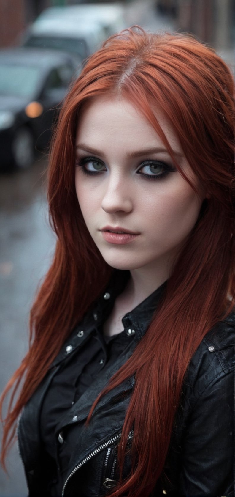 Pretty Pastel Goth Girl Portrait: Digital Download, Goth Girl