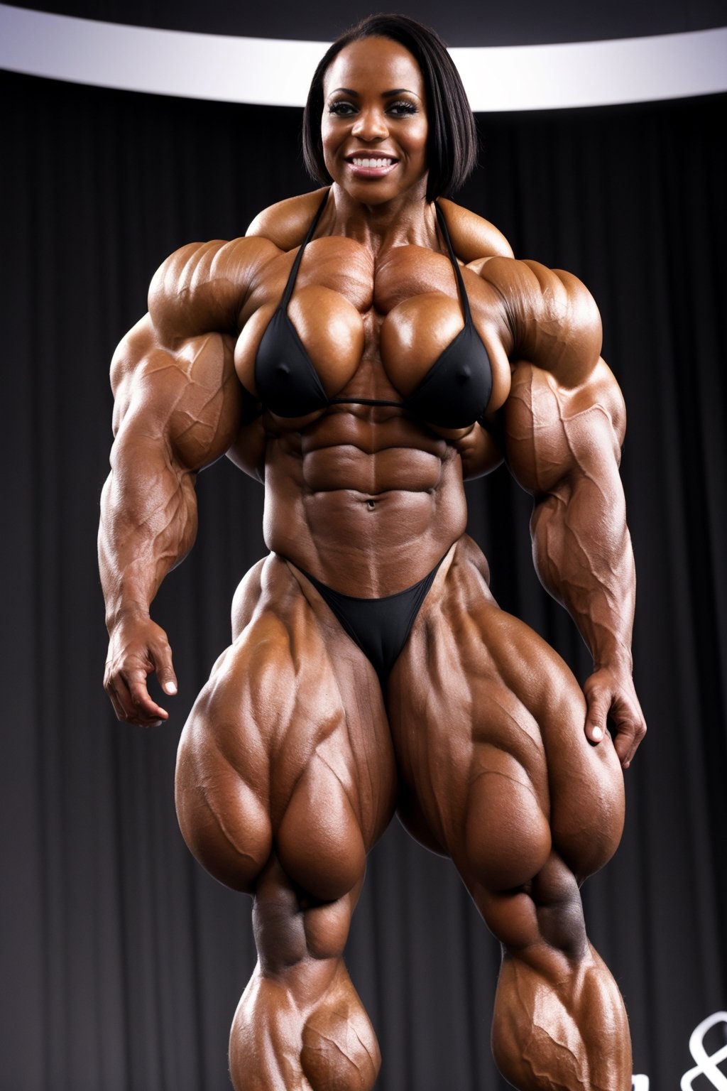 Thick male legs. Male bodybuilder with thick muscular legs