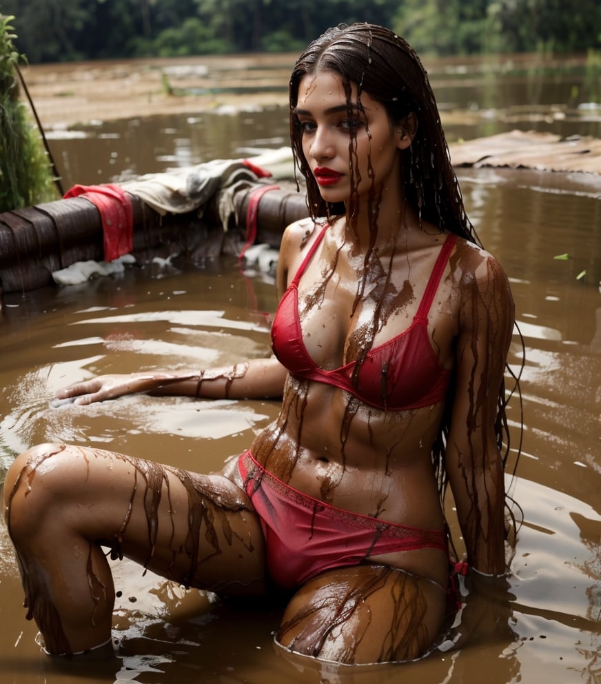ArtStation - Dirty Girls in Mud in Sexy Bikinis (Different Girls