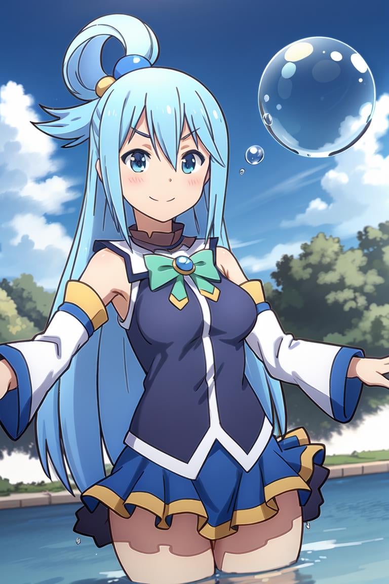 Aqua art by mimi (ranma3049) : r/Konosuba