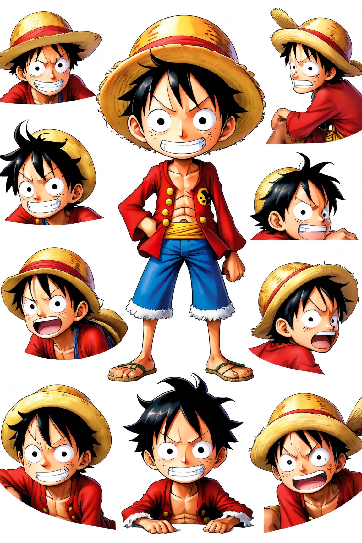 COLOR THAT  Luffy, 0ne piece, Art style