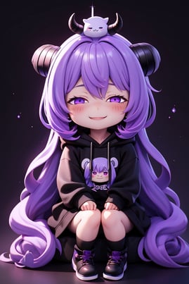 Dark, purple, black, anime, girl, profile picture