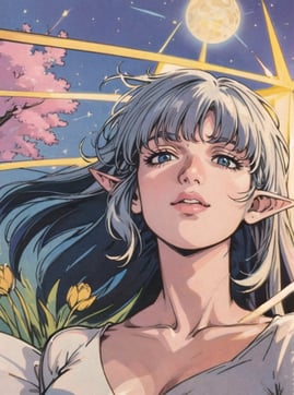 prompthunt: pure background, anime girl, rembrandt lighting, Pearly eyes,  profile, portrait, close up, cheerful, intricate detail, stunning, 2d  artwork, comic style, manga, anime, contrast, smooth, jojo, 8k, hyper  detail + intricate design +