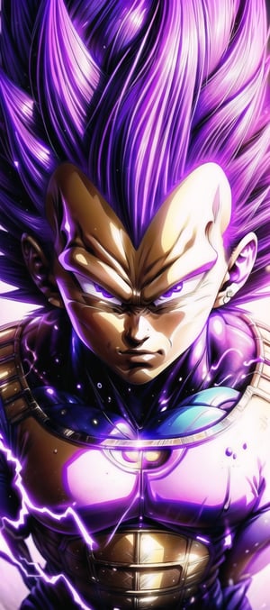 We can visualize the iconic character from the animated series Dragon Ball Z, Vegeta Ultra Ego, full power. (Violet hair:1.9). Perfect violet eyes, with his characteristic blue warrior suit. Flashes of light and electricity surround violet his entire body,  with an extremely aggressive appearance. His ki is immense and mystical violet color. He is at the culmination of a great battle for the fate of universe 7. The image quality and details have to be worthy of one of the most famous characters in all of anime history and honor him as he deserves. which reflects the design style and details of the great Akira Toriyama. Full body, battlefield background 



PNG image format, sharp lines and borders, solid blocks of colors, over 300ppp dots per inch, 32k ultra high definition, 530MP, Fujifilm XT3, cinematographic, (photorealistic:1.6), 4D, High definition RAW color professional photos, photo, masterpiece, realistic, ProRAW, realism, photorealism, high contrast, digital art trending on Artstation ultra high definition detailed realistic, detailed, skin texture, hyper detailed, realistic skin texture, facial features, armature, best quality, ultra high res, high resolution, detailed, raw photo, sharp re, lens rich colors hyper realistic lifelike texture dramatic lighting unrealengine trending, ultra sharp, pictorial technique, (sharpness, definition and photographic precision), (contrast, depth and harmonious light details), (features, proportions, colors and textures at their highest degree of realism), (blur background, clean and uncluttered visual aesthetics, sense of depth and dimension, professional and polished look of the image), work of beauty and complexity. perfectly symmetrical body.
(aesthetic + beautiful + harmonic:1.5), (ultra detailed face, ultra detailed perfect eyes, ultra detailed mouth, ultra detailed body, ultra detailed perfect hands, ultra detailed clothes, ultra detailed background, ultra detailed scenery:1.5),



detail_master_XL:0.9,SDXLanime:0.8,LineAniRedmondV2-Lineart-LineAniAF:0.8,EpicAnimeDreamscapeXL:0.8,ManimeSDXL:0.8,Midjourney_Style_Special_Edition_0001:0.8,animeoutlineV4_16:0.8,perfect_light_colors:0.8,SAIYA,Super saiyan 3,yuzu2:0.3, android_18_v110:0.8,super Saiyan,UE_vegeta