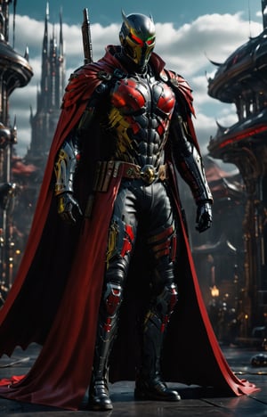 spawn Full body, characters spawn Majestic , your Majestic Cape flying on The Wind, photorealistic, cinematic, hyperrealistic cinematic,cyborg style