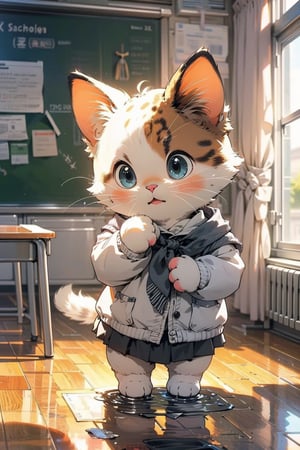 EpicMeo,cat, school uniforms