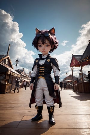 cute angry ghost, saiyan, ripple, high contrast, depth_of_field, ray tracing, atmospheric,Xxmix_Catecat,mythical clouds,3d style,3d,EpicSky,booth,Leonardo Style,HZ Steampunk,oni style,kafka,omatsuri