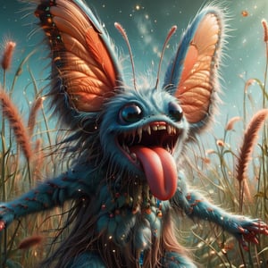 An extreme macroscopic close up of a butterfly's mouth, face and body and wings, sporadic hairs, Bitey, stinging pointing things, sucking probes, digital artwork by Beksinski,potma style,action shot, in the style of esao andrews,stworki