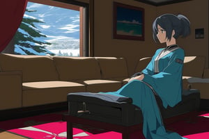 Highly detailed anime of a cyborg girl sitting in the livingroom of a resort house,20yo,kirishima touka,clear facial features,model body,detailed shiny hair,[backdrop: livingroom,table,sofa,window,curtains,snow and tree outside window],(perfect hands:1.2),perfect body proportions,(highly detailed form-fitting mecha armor)
BREAK 
(anime vibes),rule of thirds,masterpiece,HDR,trending on artstation,sharp focus,high contrast,8K,Hyper-detailed,intricate details,cinematic lighting,ani_booster,art_booster,real_booster,photo_b00ster,w1nter res0rt
