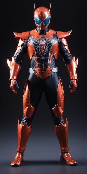 1man, full body, best quality, masterpiece, ultra Realistic,Extreme Detailed,beautiful Prism light,neon light, Glass made ultra Detailed transparent Iron-spider half body,ultra transparent,wearing glass made transparent luxury Armor, fight stance, Masterpiece,gaoranger