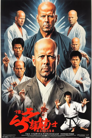 Movie poster of "The Sixth Sensei" starrying Bruce Willis. Movie poster page "Sixth Sensei"
