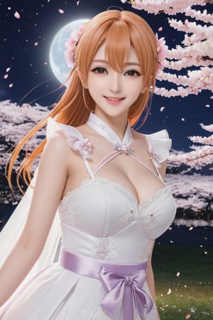 {{{Front masterpiece,Front best quality}}},{{{Front ultra-detailed}}},{{{Front Perfect firm huge busty Maiden Body}}},{{{Front Perfect Maiden Techer Nakiri Erina}}},{{{Front Perfect UHD Front On Night ClassRoom Front Perfect Maiden Teacher Nakiri Erina Front Dancing under the Sakura blossom moonlight CG}}},Front Perfect Maiden Teccher Nakiri Erina,Front Perfect long Two Side Up Front Perfect With Front Perfect long Light Orange hair,Front Perfect Purple Pupils,gentle smile lip shape,Carefully-designed high-quality wedding princess dress,Beautiful Maiden's body with huge busty breasts, front,on Moon and Skura night blossoms,Open mouth and smile happily,Front Dancing under the Sakura blossom moonlight.
