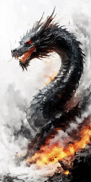 Generate hyper realistic image of a dragon embodying the sin of Wrath, its scales a fiery red, its eyes burning with rage, and its breath a scorching inferno, ready to unleash its fury upon any who dare cross its path.,Dragon,chinese dragon
