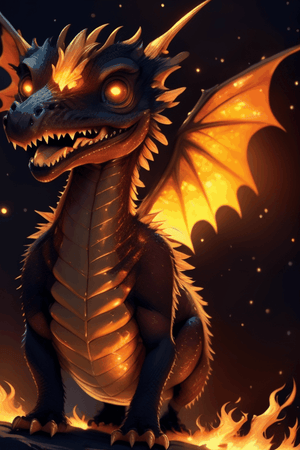 dragon breathig fire