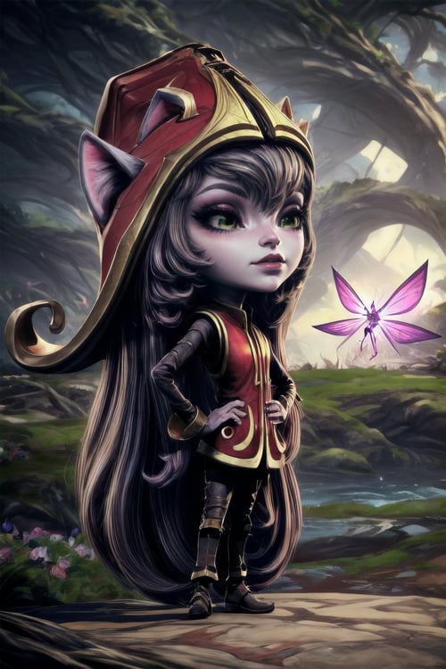 Lulu the Fae Sorceress, League of Legends, LoRa - lulu1.0