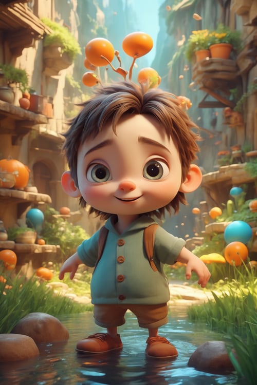 (best quality,4k,8k,highres,masterpiece:1.2),ultra-detailed,(realistic,photorealistic,photo-realistic:1.37),cute cartoon,nature,3D,dynamic lighting,vivid colors,HDR,playful and vibrant scene,colorful and lively characters,eye-catching and whimsical landscapes,surreal elements,expressive facial features,expressive body language,smooth and fluid motion,charming and energetic poses,vibrant and lively background,rich and varied textures,detailed and intricate designs,captivating and immersive 3D effects,attention-grabbing lighting effects,beautifully rendered shadows and highlights,artistic and creative composition,lovely and appealing color palette,soft and natural lighting,enchanted and magical atmosphere