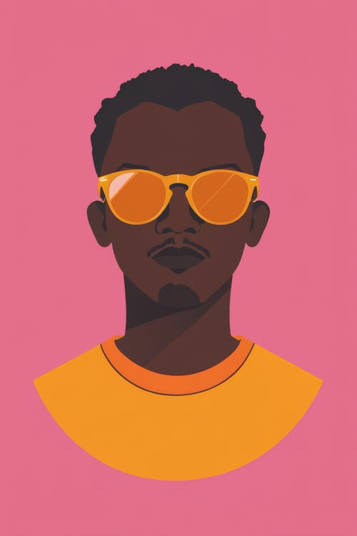 AiArtV - Flat Illustration Man - V1