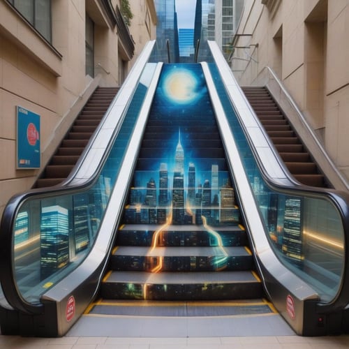 Escalator Art XL - v1.0 | Tensor.Art