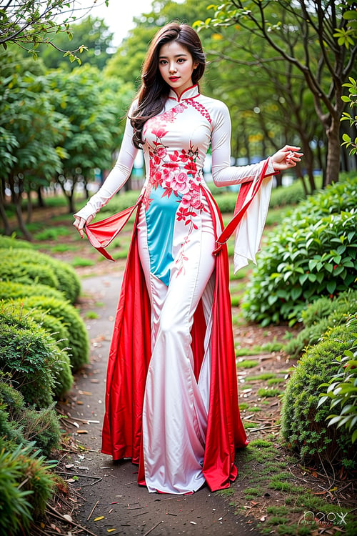 Black Phoenix - Contemporary AoDai