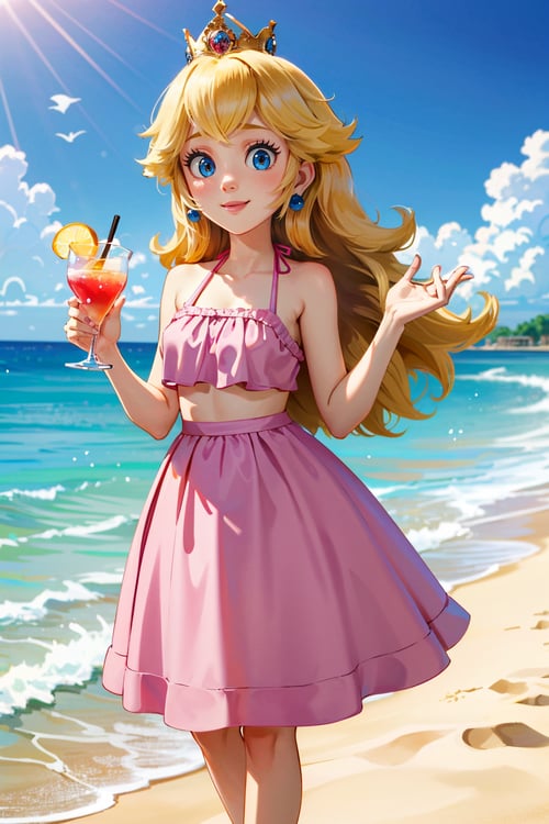 Princess Peach Beach AOP 