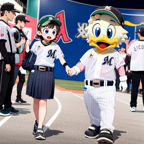 Baseball mascot 千葉ロッテマリーンズ マーくん / MAR-KUN SD15