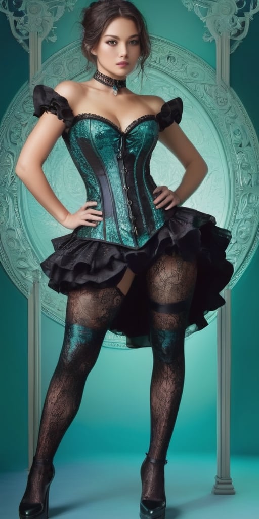Beauty corset Ellen BLACK