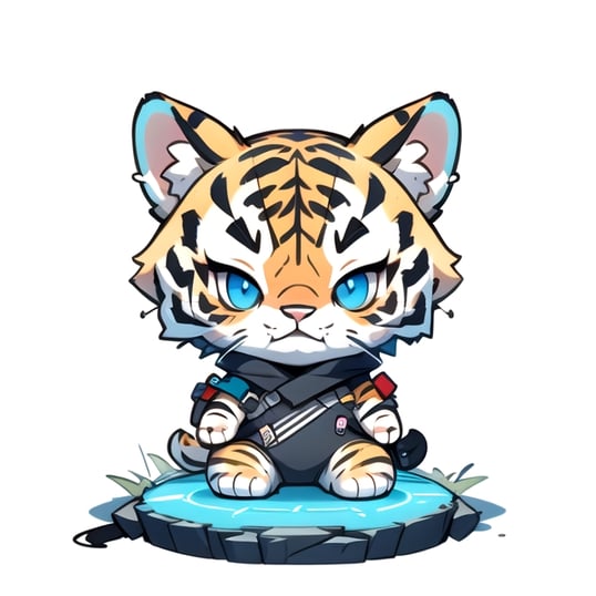 tiger mascot cartoon By Arsyi Design