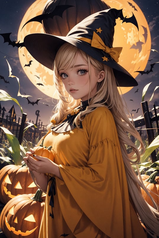 Anime girl Halloween - Fine Art VIP club - Digital Art, People & Figures,  Animation, Anime, & Comics, Anime - ArtPal