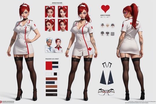 Adult Fierce Nurse Costume 