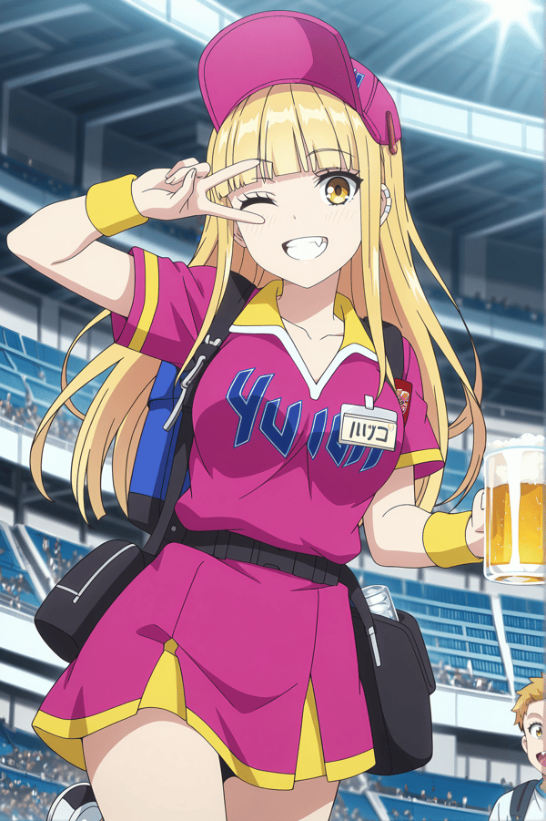 Ruriko catch me at the ballpark v1 0 image created by nokohiro