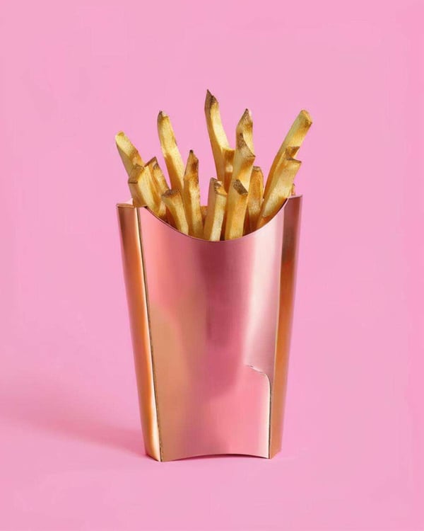 Fast food s french fries shape image created by tensor art