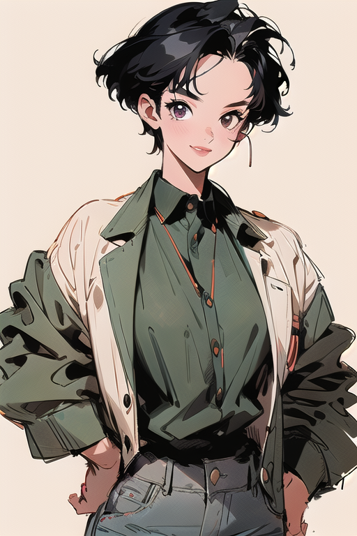1girl,solo_female,mature femal image created by Tensor.Art