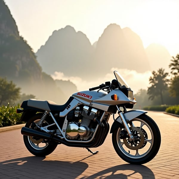 Suzuki katana gsx1100s flux retro motorcycle flux lora tensor art