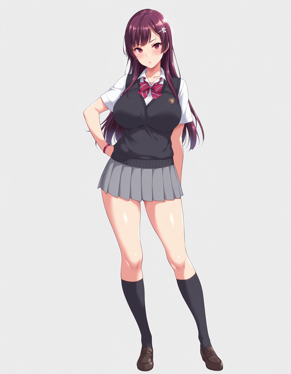 Natsuha Shinomiya [Ajisai no Chiru Koro ni (Web)] 紫ノ宮 夏花