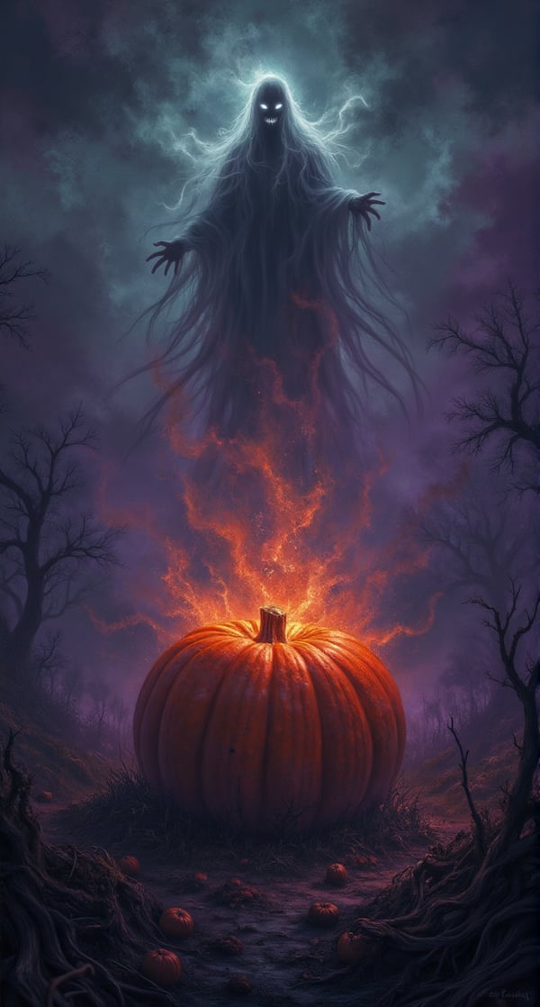 A Huge Pumpkin Stands In A Dar Image Created By Arte Del Sur Tensor Art A Huge Pumpkin Stands In A Dar Image Created By Arte Del Sur Tensor Art