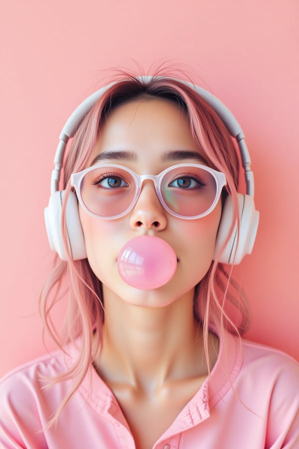 A playful and expressive portr image created by emjay tensor art