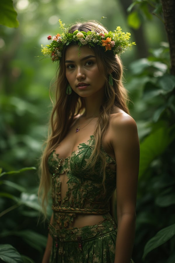  floral warrior elegance 1 2 image created by kang bak soo tensor art