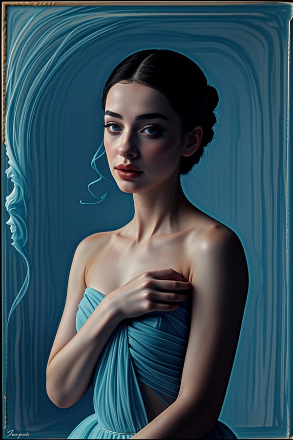 Some says love is blue image created by penelope tensor art