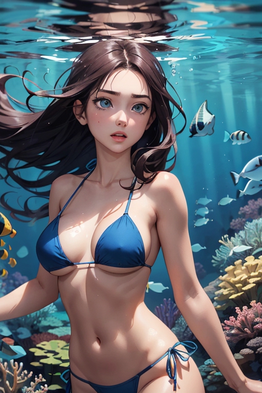 Bikini Beauty in the Water [Original] : r/AnimeGirlsEarrings