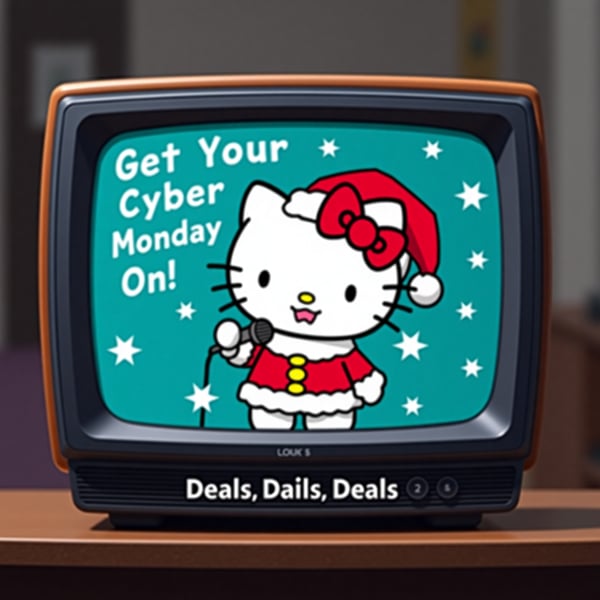 Hello Kitty Get Your Cyber Mon image created by LilShippo