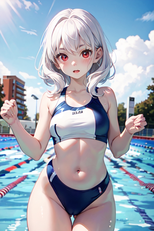 Bikini Beauty in the Water [Original] : r/AnimeGirlsEarrings