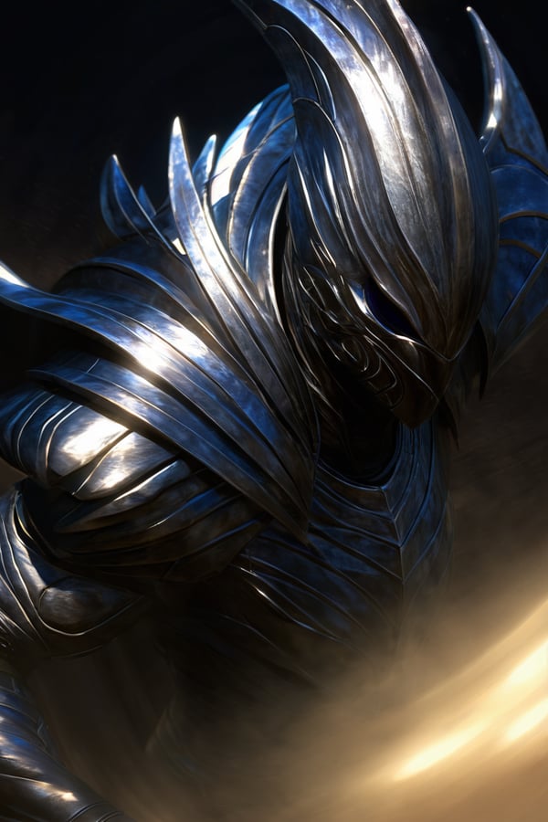 Silver knight image created by create to create tensor art