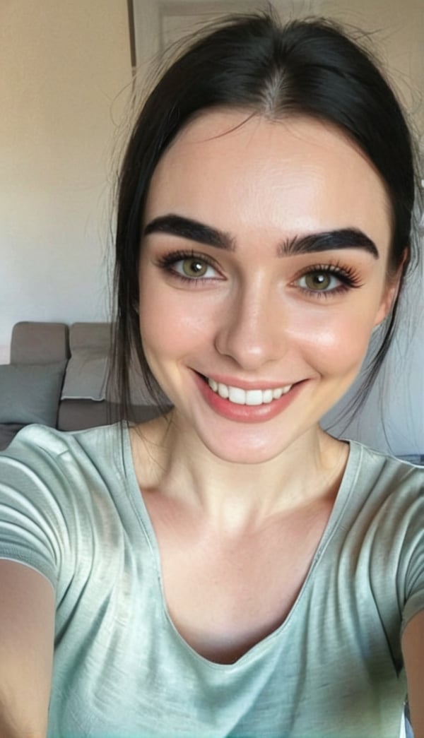 Young woman with a perfect fac image created by mr beast tensor art