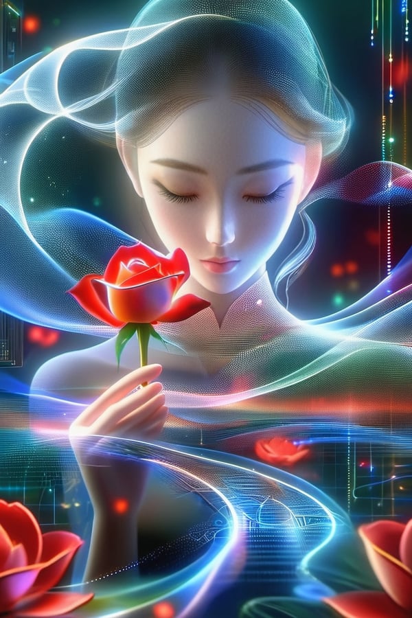 Hologram 1 image created by tan ai tensor art