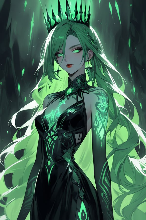 Green witch image created by user 743819053822559299 tensor art