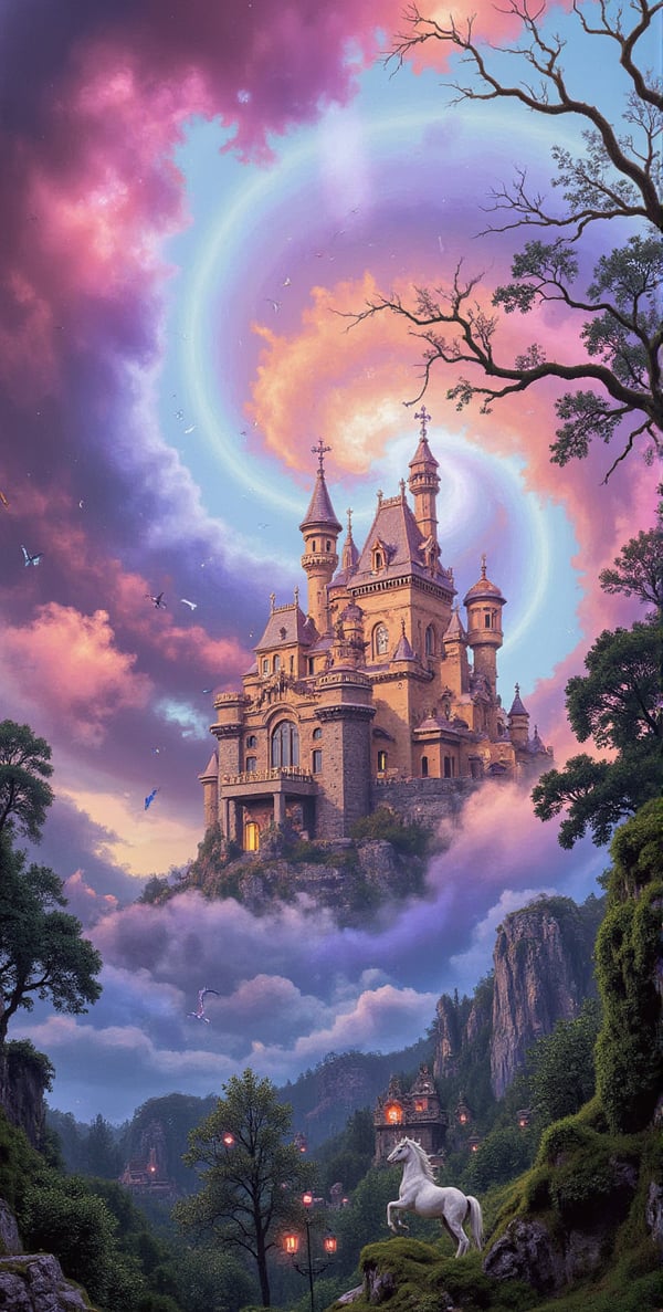 Magic Castle Surrounded By Col Image Created By Maker Tensor Art Magic castle surrounded by col image created by maker tensor art
