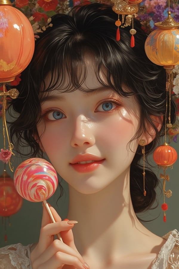 A chinese woman in a pixomeda image created by orked orked tensor art