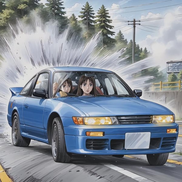 Mako & Sayuki (Initial D) XL pony - 1.0 | image created by Ttan